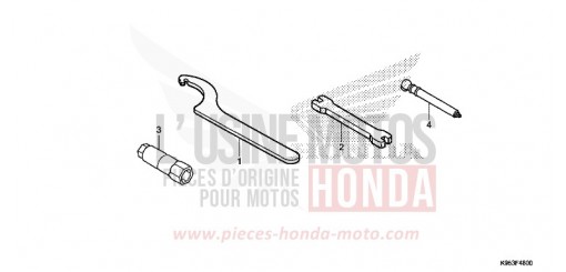 OUTILS CRF250RJ de 2018
